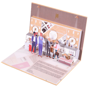 ODM Promotional Pop-Up Greeting Card