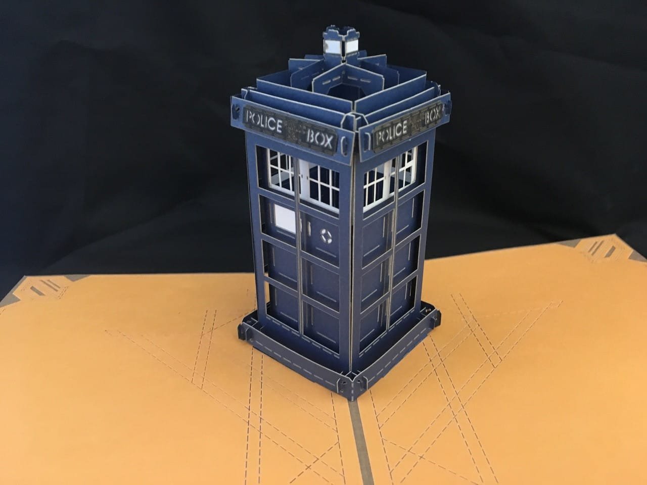 Hand-Folding Doctor Who 3D Popup Card
