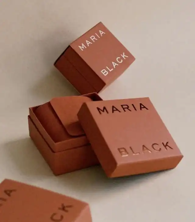 Small Terracotta-brown Luxury Box