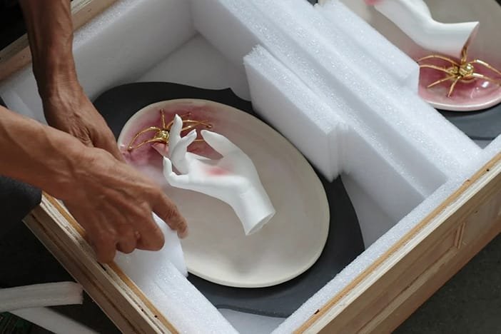 Neatly Packed Shipping Box with Product
