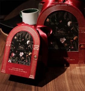 Elegant Matte Paper Jewelry Box