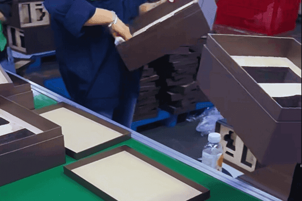 Artisan Inspecting Luxury Drawer Box