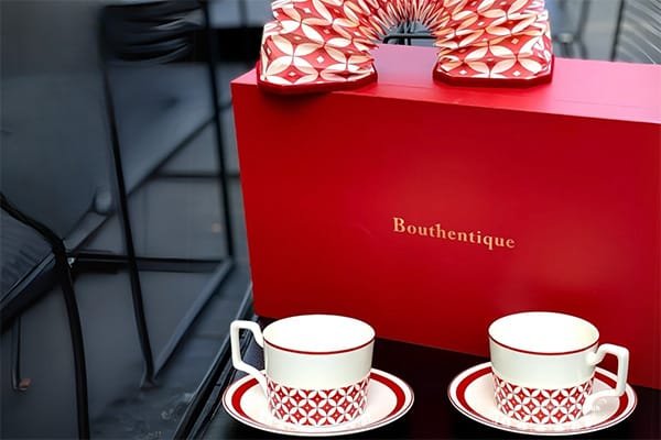 Customer Receiving Customized Gift Box