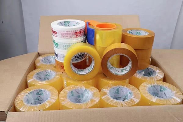 Variety of Packing Tapes on Workbench