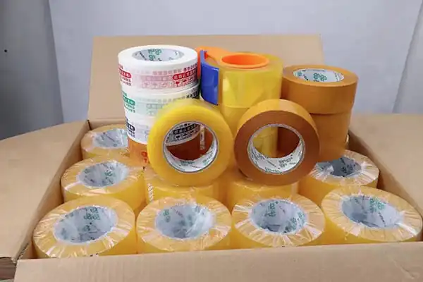 Variety of Packing Tapes on Workbench