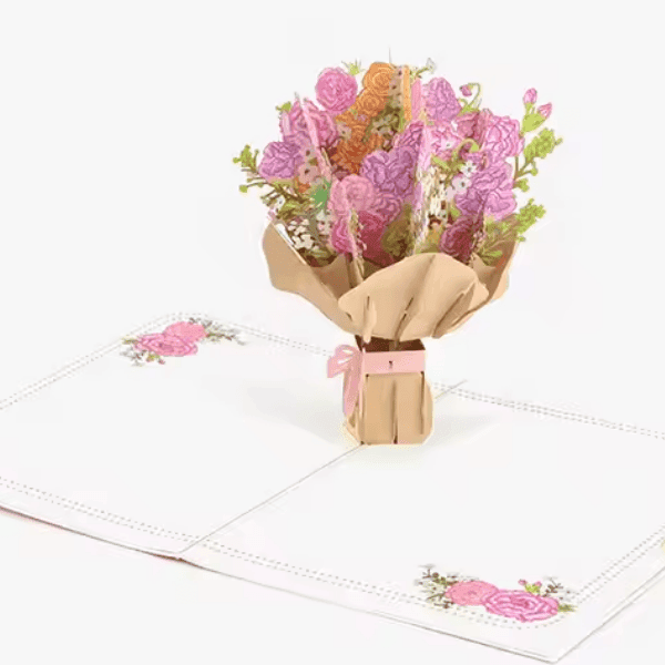 Flawless 3D popup card with sharp details
