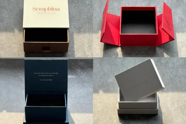 Comparison of magnetic lid box, flap box, and foldable magnetic box