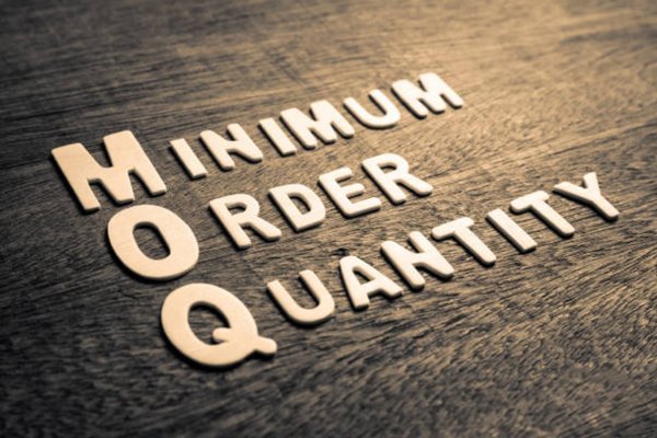 minimum order quantity chart for custom gift boxes with logo